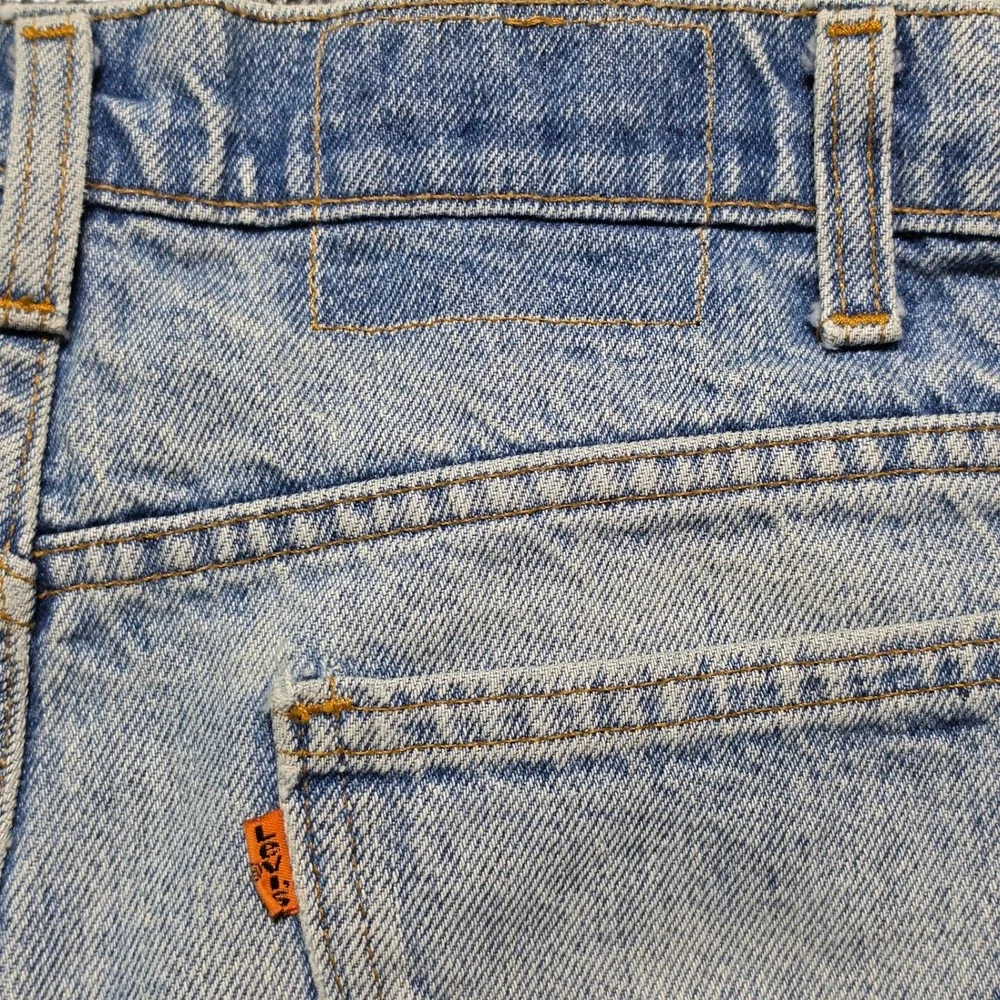 Vintage Orange Tab 517 Bootcut Jeans Mens 31x32 Light Wash Levis 40517-0215